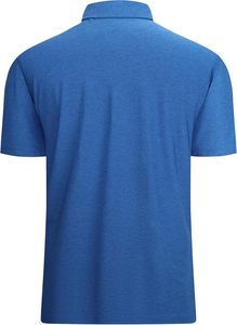 Polo de Golf Unisex de alta calidad, Polo informal de manga corta de secado rápido que absorbe la humedad con impresión Digital personalizada - Product Image 4