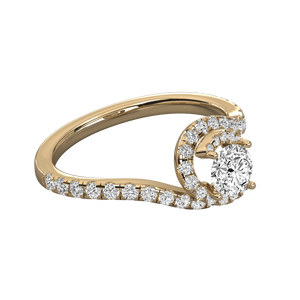 Anillo de Diamantes de Oro de 10K Cultivados en Laboratorio para Mujer - Product Image 2