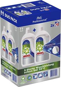 Détergent liquide jetable Ariel Professional pour la cuisine et la salle de bain 3,85 L - 2 x 70 lavages - Product Image 4