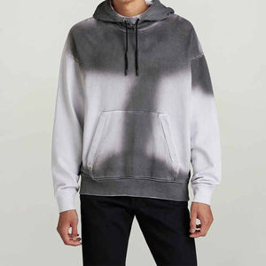 2025 Venta al por mayor Sudaderas con capucha de lavado ácido Transpirable Sostenible Diseño OEM Sudaderas con capucha térmicas Premium básicas, sudaderas con capucha de mezcla de algodón - Product Image 5