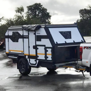 Caravane hybride tout-terrain de luxe 4 places Conqueror UEV-25 Style 4x4, camping-car d'expédition, remorque tout-terrain hors réseau, à vendre - Product Image 1