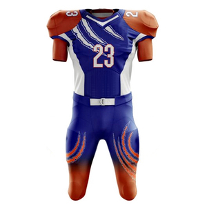 Uniforme de Fútbol Americano Personalizable de Manga Corta, Transpirable, Antibacterial, Anti-UV, de Secado Rápido, en Spandex/Algodón, de Alta Calidad - Product Image 2