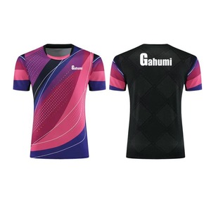 Chemise de sport Athleisure Polo de golf à rayures colorées imprimé par sublimation T-shirt de travail unisexe décontracté - Product Image 6