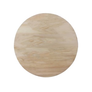 Bandeja Giratoria Redonda de Madera de Acacia con Asas, Bandeja para Servir, Bandeja Redonda para Servir la Cena - Product Image 1