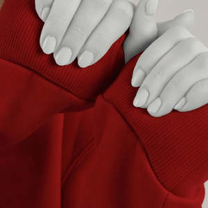 Sudadera con Capucha Extra Grande de Felpa Gruesa de 360 g/m², Color Sólido, Hombros Caídos, Ropa de Invierno para Hombre en Pakistán - Product Image 4