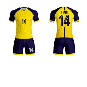 Uniformes de fútbol profesionales de poliéster 100% colores personalizables Argentina para Francia Jersey conjuntos de impresión de transferencia de calor - Product Image 2