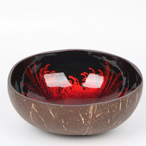 Bol de noix de coco de Bohème fait à la main sans BPA incrustation de coquille d'oeuf Vente en gros d'ustensiles de cuisine décoratifs écologiques Cadeau naturel durable - Product Image 3