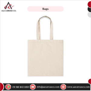 Experiencia Profunda en la Fabricación de Bolsas de Compras Reutilizables de Lona Color Crema con Logotipo y Diseño Personalizados a Precio Descontado - Product Image 2