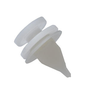 Sujetador automático blanco y retenedor de panel embellecedor de puerta con clip, nueva condición de plástico compatible con Renault OEM 7703077250 - Product Image 1