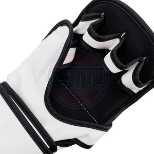 MMA Sparring Glove Gants de boxe pour l'entraînement des armes d'arts martiaux New Fashion Fitness PU Leather Accepter OEM Logos - Product Image 6