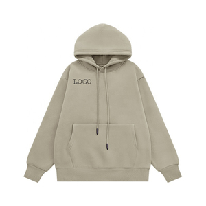 Moda Casual Tallas grandes Señoras Sudaderas con capucha OEM Logotipo personalizado Algodón Poliéster Color sólido Zip Hoodie Mujeres - Product Image 3