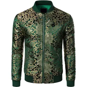 Blouson d'aviateur pour hommes vente en gros de haute qualité logo brodé personnalisé enduit 100% coton séchage rapide respirant écologique décontracté - Product Image 4
