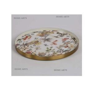 Dernier modèle de plateau de service en fer de forme ronde plateau de service à dessert de taille personnalisée pour la maison et les hôtels - Product Image 6