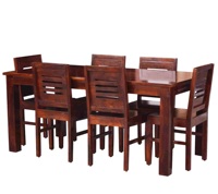 Ensemble de salle à manger 5 pièces en bois massif pliable, écologique et durable, design moderne, personnalisable pour l'école, par Manish Art Handicrafts