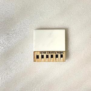 Lowest Factory Manufacture Price Marble With <b>Woven</b> Wicker Placemats <b>Coasters</b> <b>Woven</b> Handmade Square Rattan Tea <b>Coasters</b> Mat & Pad - Product Image 2