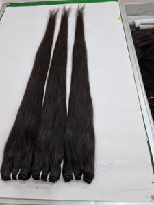 Estilo indio de onda recta Cabello Remy virgen de alta calidad Extensión más suave Trama dibujada doble Paquete DE VENTA DE EXPORTACIÓN - Product Image 2