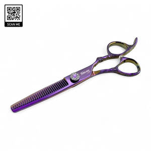 Juego de Tijeras de Peluquería Profesionales de Acero Inoxidable, Ajustables, Ligeras y Seguras - Product Image 5