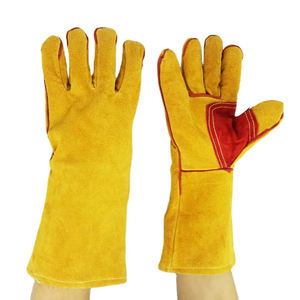 Guantes de soldadura de alto rendimiento Guantes de Cuero 100% de alta calidad para hombres y mujeres para soldadura Tig y conducción - Product Image 3