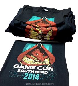 Top qualité OEM 100% coton hommes et femmes avec impression personnalisée votre marque Logo et design imprimé graphique t-shirts chemise - Product Image 4