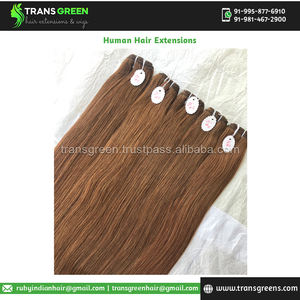 El mejor fabricante de la India de 100% extensiones de cabello de color no #6 alineadas con cutícula Virgen sin procesar al por mayor cutícula alineada - Product Image 3