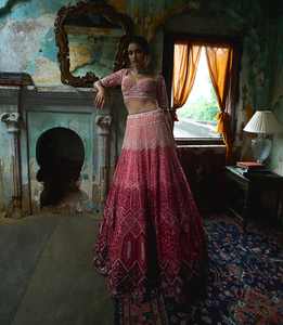 Lehenga Georgette Premium de Boutique India, Lehenga de Diseñador Estilo Bollywood, para Fiestas y Bodas, el Más Vendido, Prenda Festiva Moderna para Mujer - Product Image 2