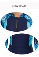 Maillots de bain personnalisés pour femmes, imprimés par sublimation, en spandex/nylon, manches longues, anti-UV, séchage rapide, respirants