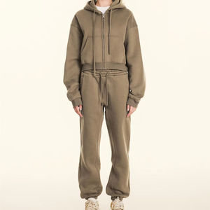 Breathable Custom Printed Zipper-Up <b>Fleece</b> Anti-Pilling Front Ladies Light Weight 300 GSM Cotton <b>Hoodies</b> Sweatshirt Manufacturer - Product Image 1