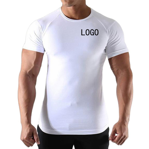 2025 respirant grande taille hommes t-shirt séchage rapide coton Polyester pour salle de sport course sans couture Fitness entraînement essentiels - Product Image 5