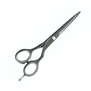 Ciseaux de coiffure de couleur personnalisée ciseaux de salon en acier inoxydable à lame tranchante avec repose-doigt réglable - Product Image 1