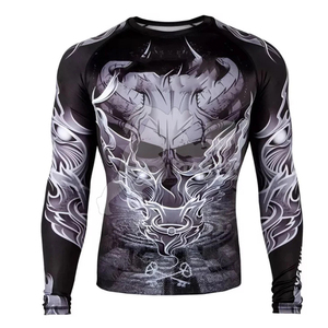 Recién llegado, protector de erupción para hombres para jóvenes, diseño OEM personalizado con sublimación, desgaste de artes marciales de bajo precio - Product Image 1