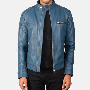 2025 Veste en cuir véritable Offre Spéciale personnalisée High Street Slim Fit pour hommes - Product Image 1