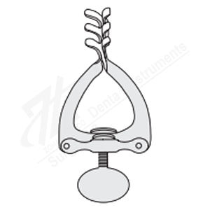 Retractor Mastoideo con 3 Ganchos Rompecabezas de 114 mm de Largo, Instrumentos Quirúrgicos de Acero Inoxidable, Fabricante en Pakistán - Product Image 1