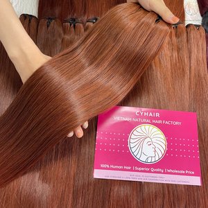 Vente chaude Produits 2024 Cheveux Bruts Vietnamiens En Gros Paquets De Cheveux Trame Vietnamien Os Cheveux Raides - Product Image 5