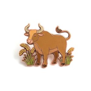 Épinglette en émail personnalisée Dragon Tigre Fantaisie du Zodiaque Chinois - Design Traditionnel en Zinc Plaqué Argent Sérigraphié - Product Image 3