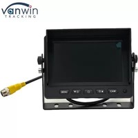 Mini 5 pouces AHD 1080P 720P CVBS voiture TFT moniteur support 4K résolution GPS VCD lecteur 2 voies entrée vidéo