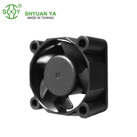 Ventilador de refrigeración de agua de flujo axial DC 40x20mm 5V/12V/24V con eje de casquillo, rodamiento de bolas/vaso de plástico, OEM/ODM personalizable para uso doméstico