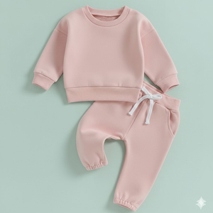 ชุดเสื้อผ้าเด็ก ชุดลำลองผ้าฝ้ายนุ่ม สำหรับเด็กชายและเด็กหญิง - Product Image 4