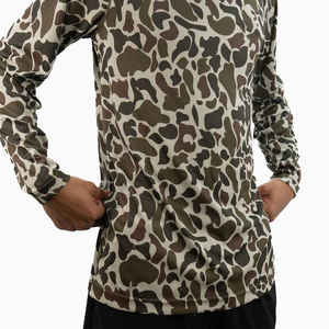 Vente en gros de chemises de pêche personnalisées en polyester 100% pour hommes, hauts à manches longues à séchage rapide et sublimation, protection UPF 50 respirante - Product Image 5