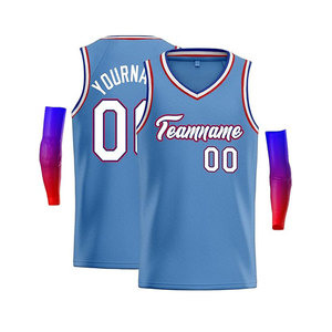 Design personnalisé, vêtements de basket-ball avec logo, maillot de basket-ball à sublimation, ensemble de basket-ball cousu avec numéro de l'équipe du club - Product Image 5
