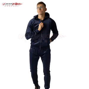 ชุดวอร์มผ้ากำมะหยี่แบบพรีเมี่ยมสำหรับผู้ชายเสื้อแขนยาวและกางเกงวิ่งออกกำลังกายแบบมีเชือกรูดแฟชั่นผู้ชายชุดวอร์มผ้ากำมะหยี่ - Product Image 1