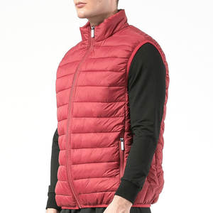 Produit étonnant Vêtements d'extérieur respirants sans manches Style unique Meilleur produit Gilet bouffant à fermeture éclair frontale et col montant pour hommes - Product Image 5