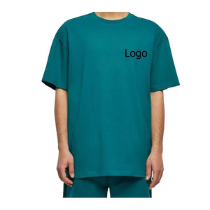 T-shirt surdimensionné respirant pour homme, 100% coton, t-shirts rayés en stock, vêtements de rue décontractés d'été, grande taille, look tendance - Product Image 5