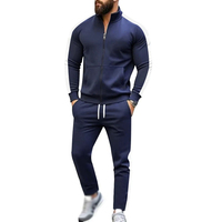 Nouvel ensemble sportif décontracté pour homme été 2026 – Survêtement imprimé 100 % coton avec capuche et blocs de couleur, style tendance