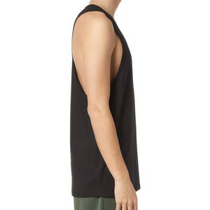 Camiseta sin mangas de talla grande personalizada para hombre, transpirable, de punto, 100% algodón, sólida, para gimnasio, entrenamiento, ropa deportiva, cómoda e informal - Product Image 5