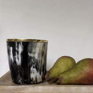 Verre à boire en corne fait à la main, écologique, de style viking, pour le miel et la bière - Product Image 3