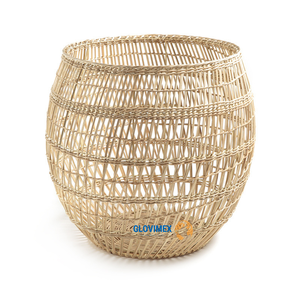 Panier de rangement en rotin et bambou de taille personnalisable Panier tissé au nouveau design pour la décoration de meubles de chambre - Product Image 1