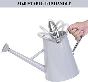 Regaderas de Metal Rústicas 'Rega tu Mundo', Hermosos Accesorios de Jardín del Arte del Riego de Macetas y Jardineras - Product Image 3