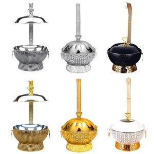 ถาดอุ่นอาหารสแตนเลสสีทองหรูหรา ขนาด 4.5 ลิตร 6 ลิตร 8 ลิตร แบบแขวน สำหรับโรงแรม ร้านอาหาร <span class=keywords><strong>บุฟเฟ่ต์</strong></span> - Product Image 2