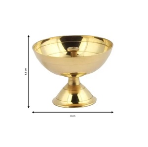 ดาดฟ้าทองเหลืองระดับพรีเมียมอินเดียสําหรับตกแต่งวัดและเทศกาลปียะลีย์ ดาดฟ้าทรงชาม ดาดฟ้าทองเหลืองจากผู้ค้าส่งในอินเดีย - Product Image 5