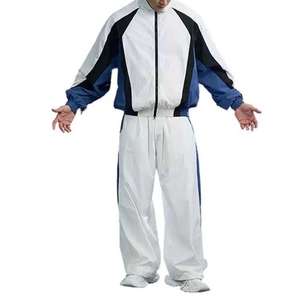 Conjunto personalizado de dos piezas para hombre, chaqueta cortavientos de nailon 100%, pantalones cortos, traje, chándal deportivo para correr - Product Image 5